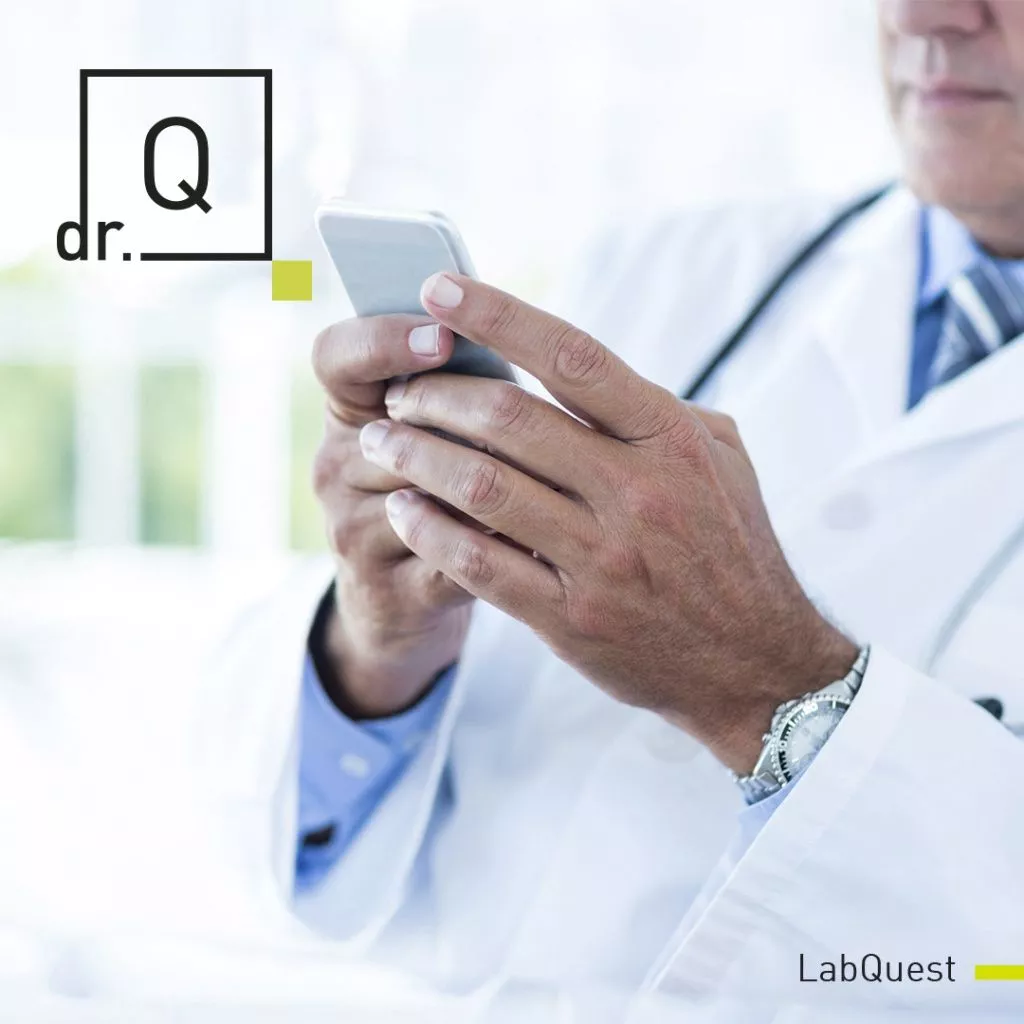 Начните разговор с Doctor Q Labquest. Лабквест Доктор Кью